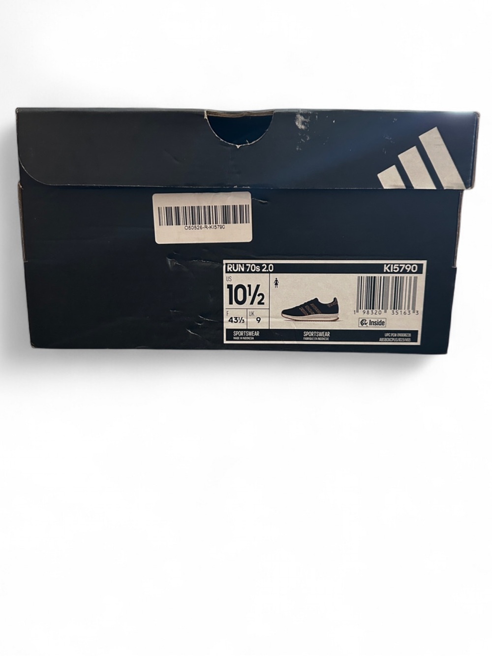 Adidas Run 70s 2.0 Suede/Leopard Print Low Sneakers Size US Women 10.5/ Men 9.5 - Picture 8 of 9